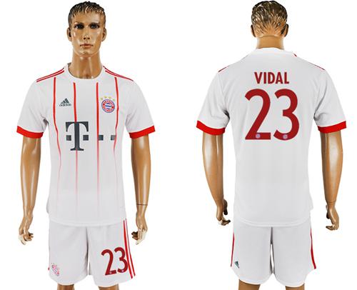 Bayern Munchen #23 Vidal Sec Away Soccer Club Jersey